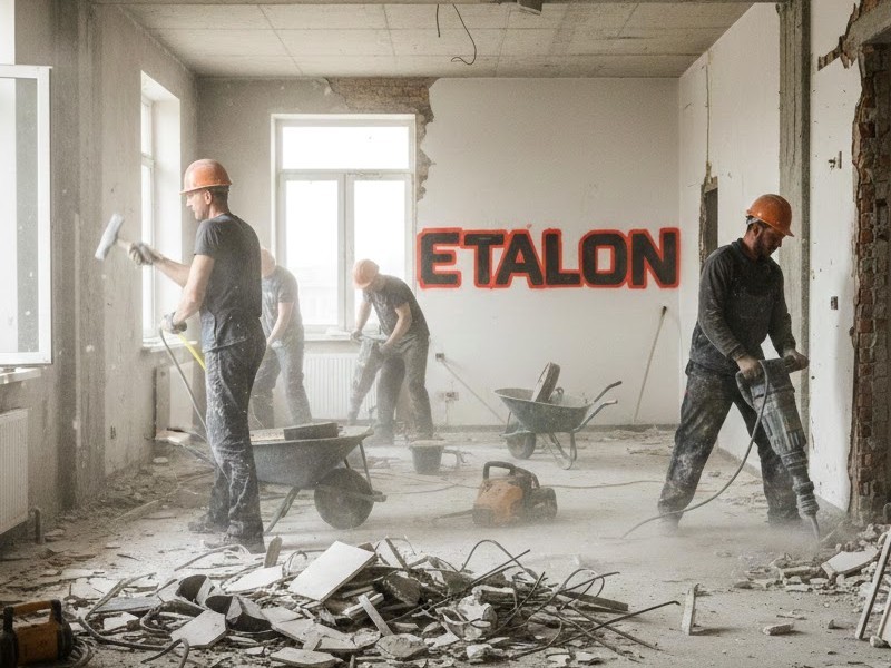 Демонтажные работы в помещении