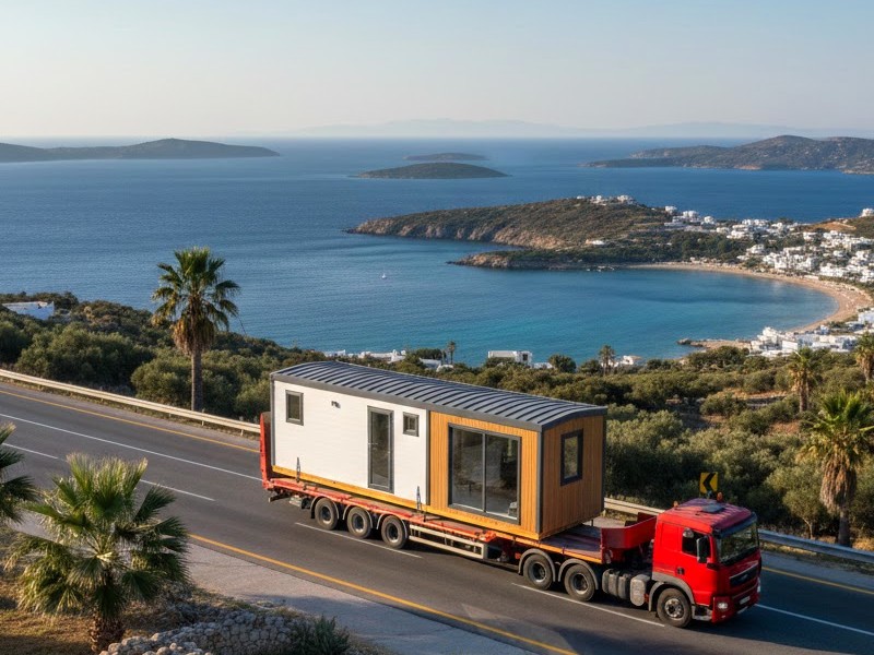 Доставка модульного дома