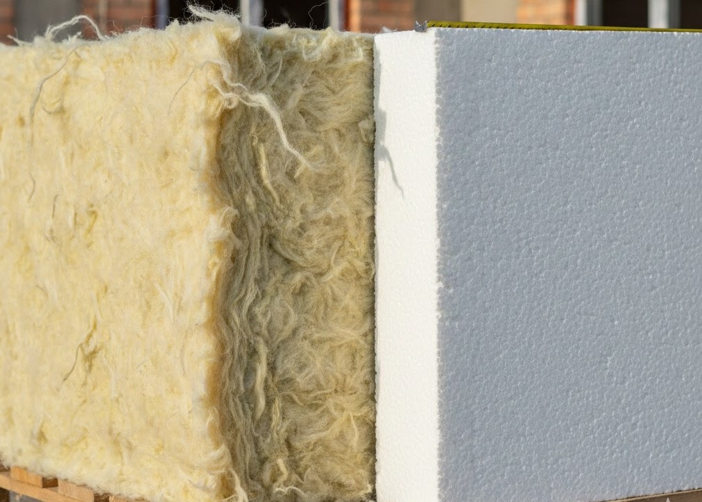 Минеральная вата и пенопласт