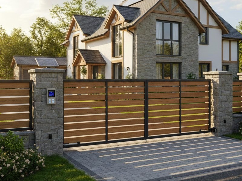 Деревянные ворота