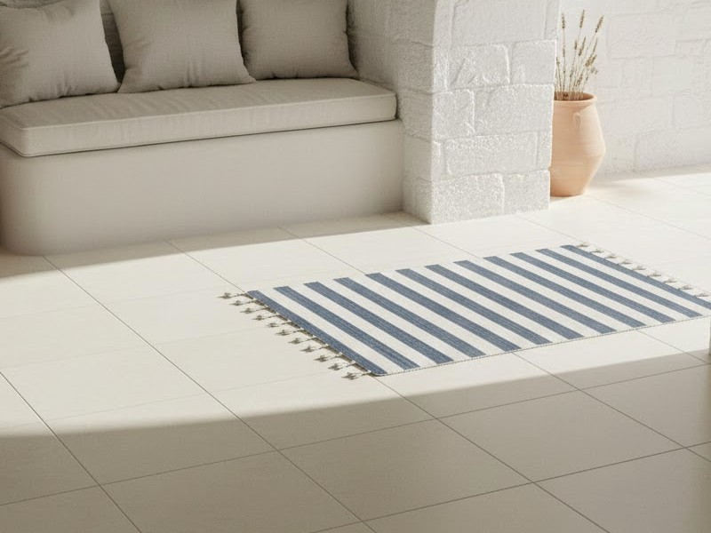 пол из керамогранита в комнате