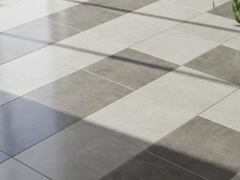 Серый керамогранит глянцевый