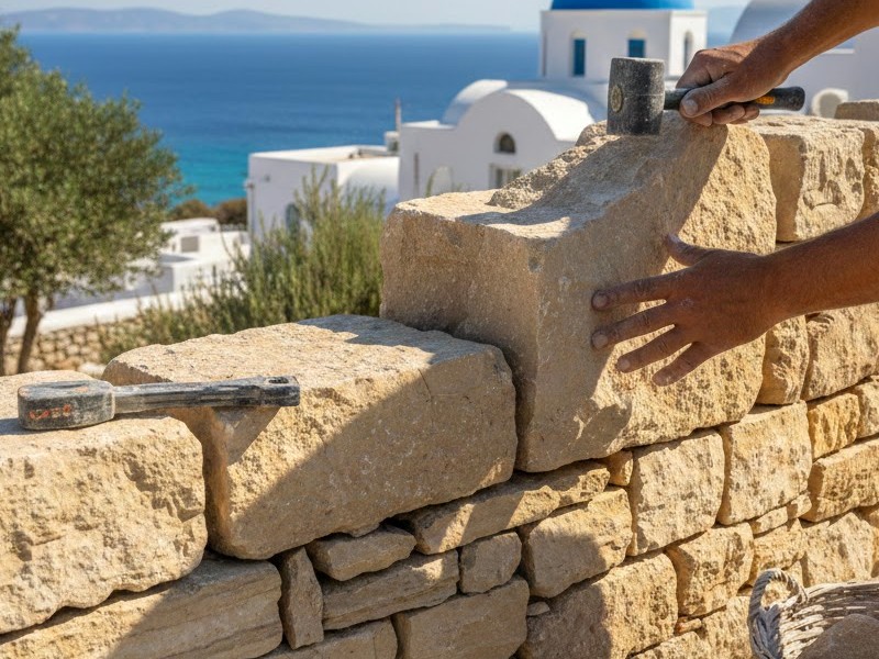 Строительство забора и из камня