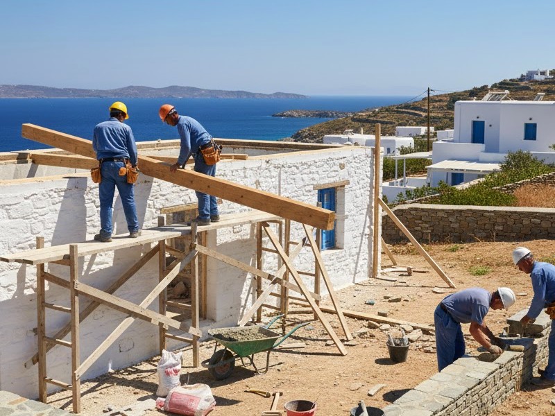 Строительство дома Халкидики