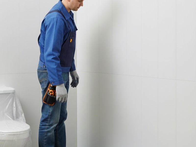 Стена из пластиковых панелей