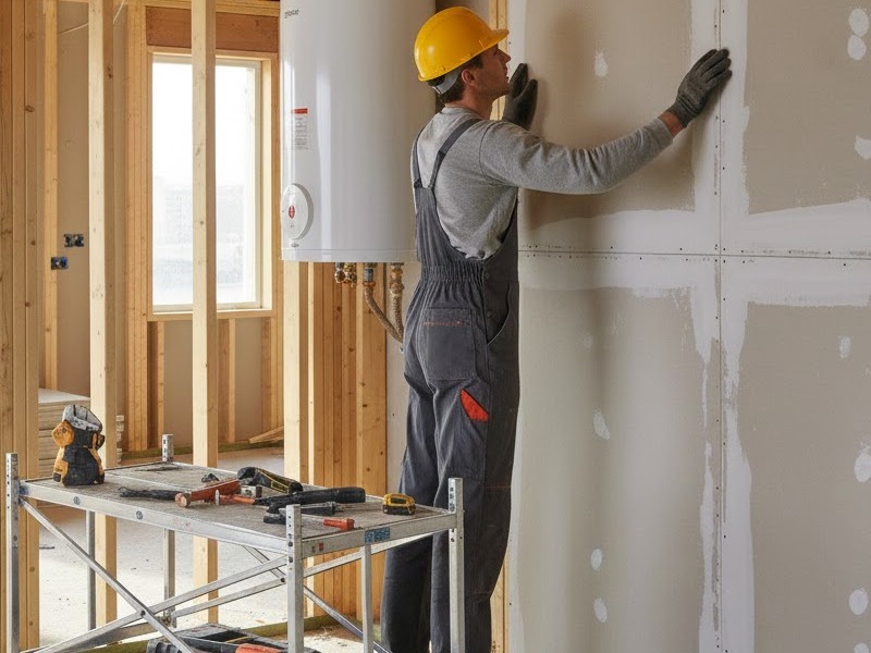 Обшивка стен гипсокартоном