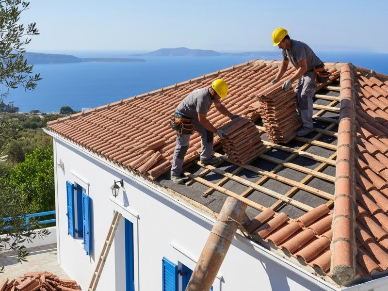 Ремонт бетонной черепицы