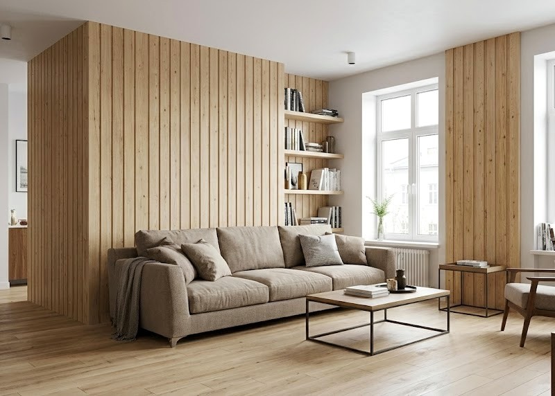 вагонка в интерьере квартиры
