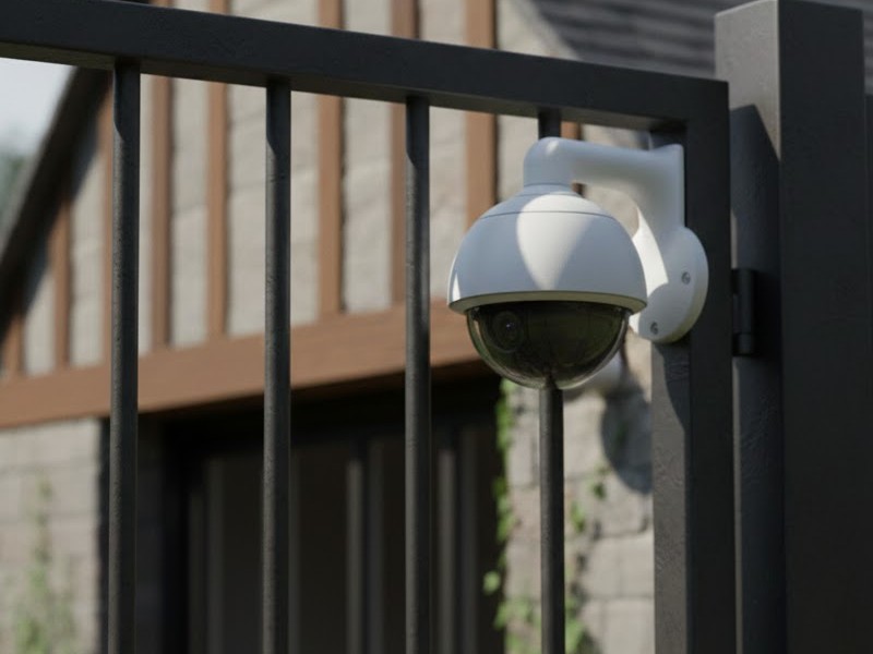 камена наблюдения на воротах